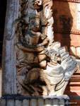Details der Dekoration des Heiligtums (Sankar) Sagar, Birma.