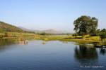 Landschaft Surfen im Belu Chaung zum Lake Sankar (Sagar), Birma.