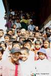 Gruppe Kinder aus der Schule, um Standort Pekon Sagar, Birma.