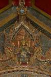 Konzentrieren Sie sich auf Dekoration in Daw U Pagode Hpaung, Inle, Birma.