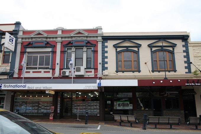 Ein weiterer Blick auf Stafford Street, Timaru, Canterbury - Neuseeland