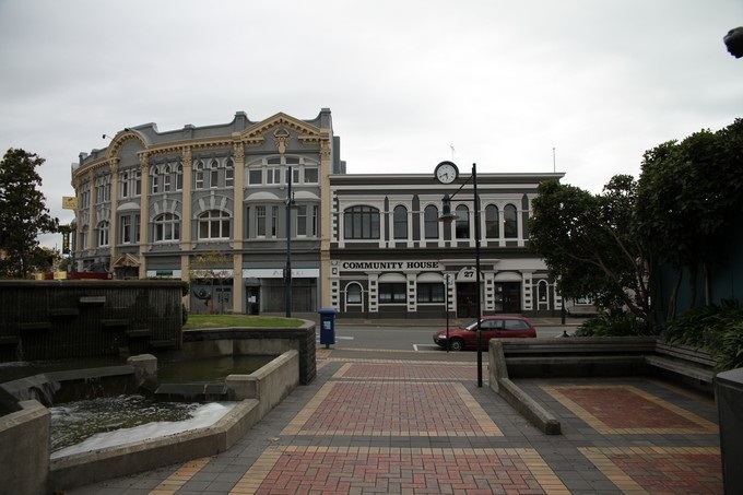 Park zu Strathallan Street, Timaru, Canterbury - Neuseeland