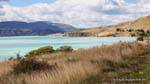 Landschaft, See Aviemore, Canterbury, Neuseeland.
