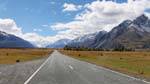 Zwischen Berge, Mount Cook Road, Canterbury, Neuseeland.