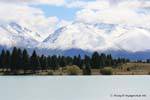 Ruataniwha See, Canterbury, Neuseeland.