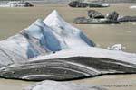 Schwimmenden Eisbergen, Tasman See, Canterbury, Neuseeland.