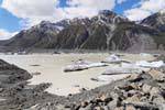 Panorama, Tasman See, Canterbury, Neuseeland.