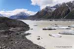 Landschaft, Tasman See, Canterbury, Neuseeland.