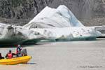 Icy Besuch Tasman See, Canterbury, Neuseeland.
