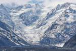 Tasman-Gletscher, Tasman See, Canterbury, Neuseeland.