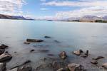 Landschaft des Lake Tekapo, Canterbury, Neuseeland.