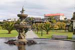 Brunnen in Caroline Bay Park, Timaru, Canterbury, Neuseeland.