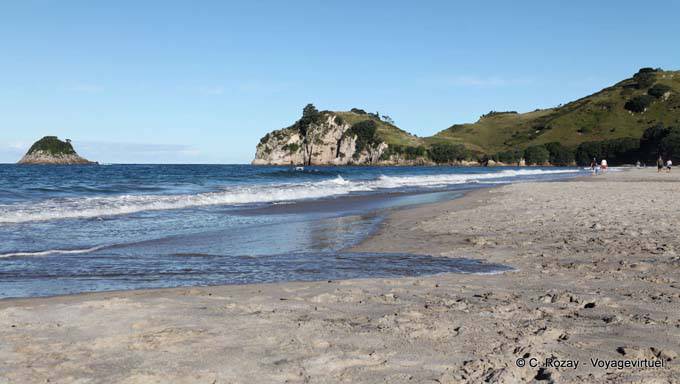 Blick auf die Bucht, Hahei, Coromandel - Neuseeland
