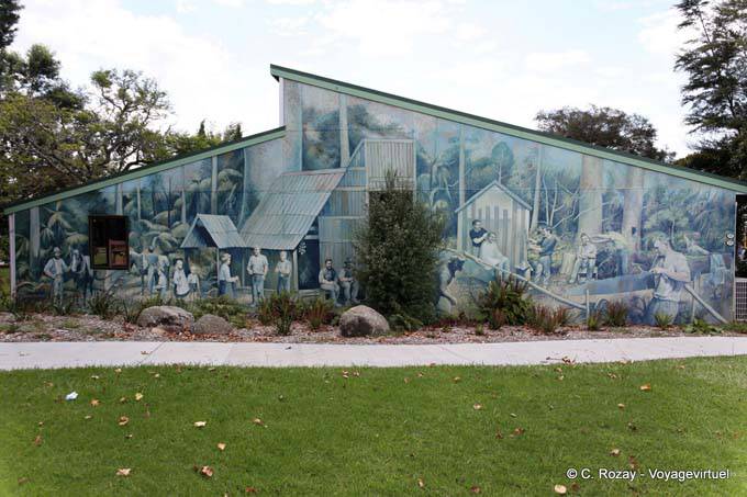 Gemalte Haus, Katikati - Neuseeland