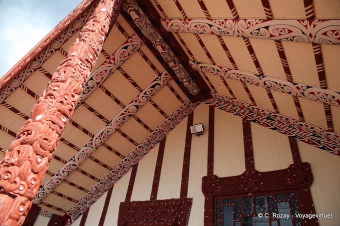Meeting House, Tamatekapua, Rotorua - Neuseeland
