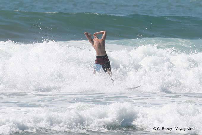 Joy Surfer Whangamata Beach Surf - Neuseeland