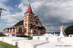 Friedhof, St. Faiths anglikanischen Kirche, Rotorua, Neuseeland.