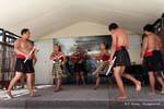 Whakarewarewa Maori-Show, Rotorua, Neuseeland.