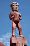 Tiki, Whakarewarewa Thermal Village, Rotorua, Neuseeland.