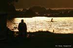Fisherman Schatten, Maraehako Bay, Ostkap, Neuseeland.