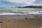 Am Strand, Tokomaru Bay, Ostkap, Neuseeland.