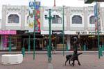 Bronze der Roaring Twenties, Emerson Street, Napier, Art Deco Ocean Boulevard, Ostküste, Neuseeland.