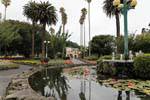 Im Zentrum von Clive Square, Napier Park, East Coast, Neuseeland.