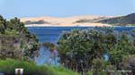 Blick von Omapere, Hokianga Harbour Oponomi, Northland, Neuseeland.