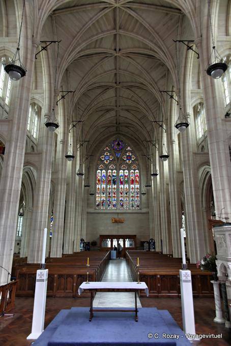 Blick vom Kirchenschiff Altar, Dunedin, St Pauls Cathedral - Neuseeland