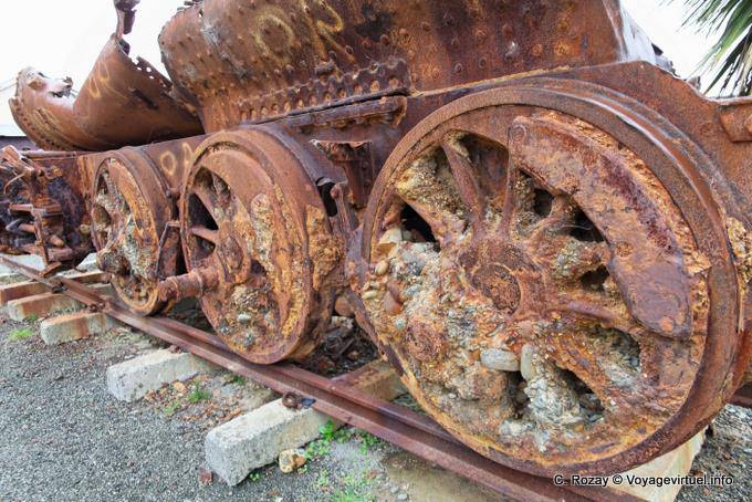 Rusty Lokomotive, Oamaru, Otago - Neuseeland