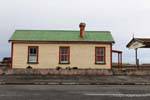 Anhang zum alten Bahnhof, Oamaru, Otago, Neuseeland.