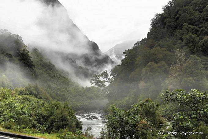 Haast Road to Makarora, Southland - Neuseeland