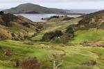Dunedin Otago Peninsula Panorama Sheppard Straße, Neuseeland.