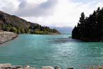 Angle Capell Avenue und Albert Town, Lake Hawea, Southland, Neuseeland.