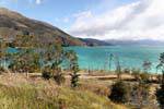 Blick von Capell Avenue, Lake Hawea, Southland, Neuseeland.