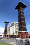 Dekoration auf Dee Street, Invercargill Wachner Platz, Southland, Neuseeland.