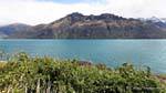Berge von Cecil Peak, Queenstown Lake Wakatipu, Southland, Neuseeland.