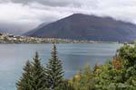 Kelwin Heights in Frankton Road, Queenstown Lake Wakatipu, Southland gesehen, Neuseeland.