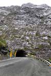 Homer Tunnel Eingang, Road to Milford Sound Te Anau, Southland, Neuseeland.