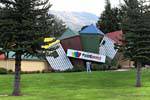 Stuart Landsborough ist Puzzling World in Wanaka City, Southland, Neuseeland.