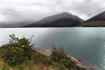 Wellen und Wolken, Lake Wanaka, Southland, Neuseeland.