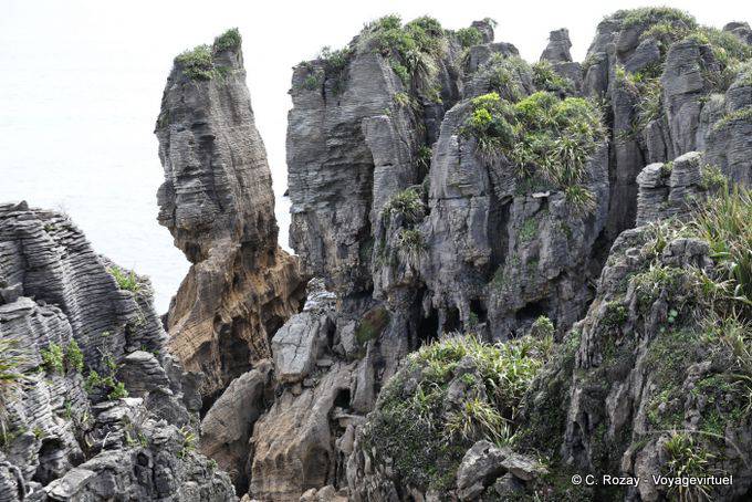 Im Bau Stacks, Punakaiki, Westküste - Neuseeland
