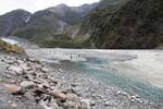 Zwischen Weiß Creek und Gelb Creek, Fox-Gletscher, Westküste, Neuseeland.