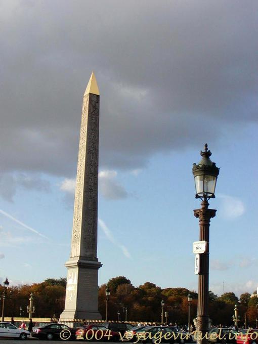 Pointe Gold, Obelisk von Luxor, Place de la Concorde, Paris, Frankreich