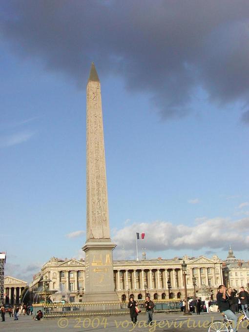 Paris, auf der Place de la Concorde, Frankreich