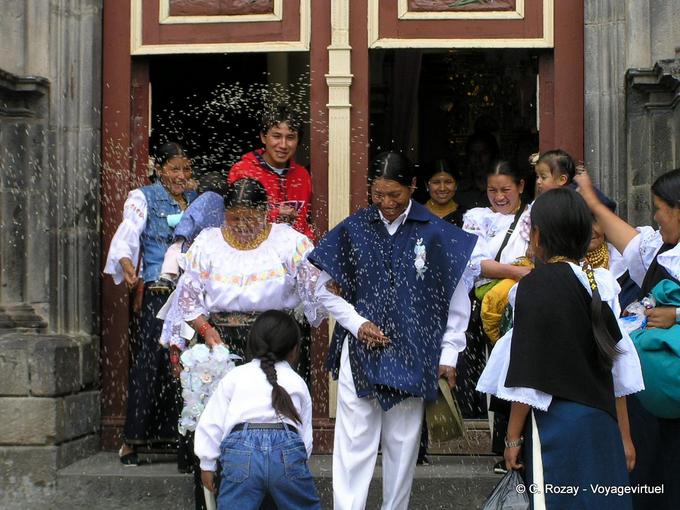 Hochzeit in Otavalo -Ecuador