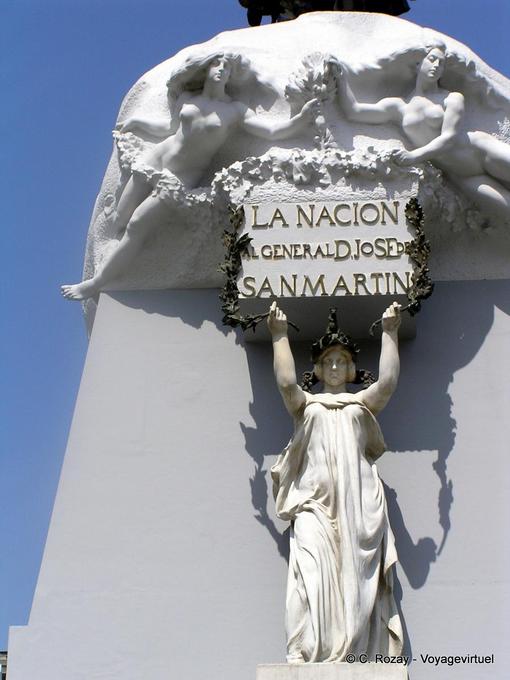 Lima, Monumente, die Nation al General San Martin -Peru