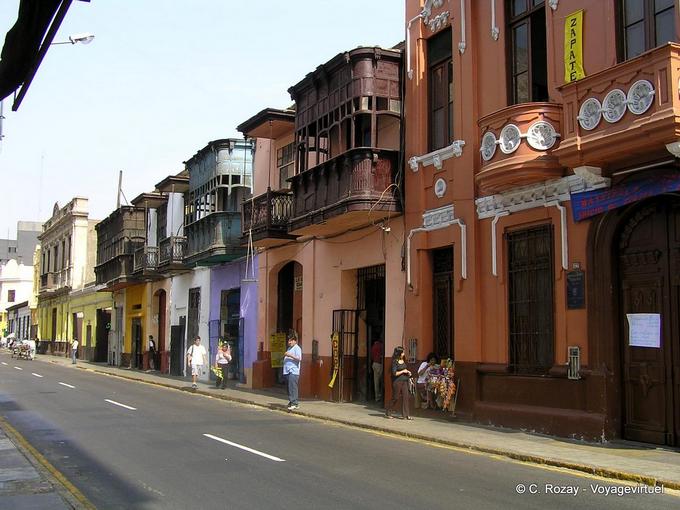 Farbe Straße in Barranco, Lima -Peru