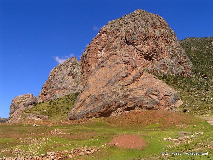Rote Felsen, Pukara -Peru
