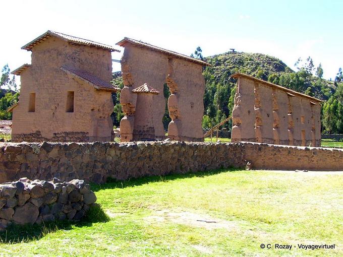 Tempelmauern, Raq'chi Wiracocha -Peru